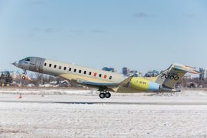 BBD Global 7000 FTV 5 Takeoff