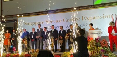 Read more about the article Bombardier Inaugurates Quadruple-sized Singapore Service Centre, the<br>Largest OEM business aviation facility in Asia Pacific