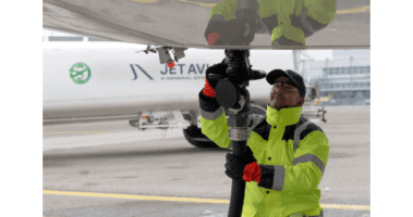 Read more about the article Jet Aviation Brings Sustainable Aviation Fuel to the World Economic Forum 2025