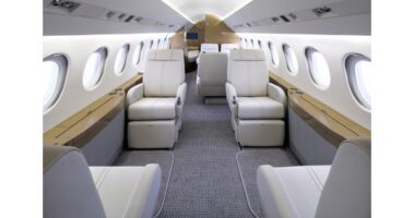 Read more about the article Duncan Aviation Transforms Falcon 900EX with Bespoke, Yacht-Inspired Interior  