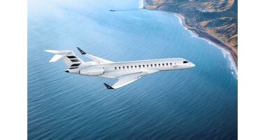Read more about the article Bombardier Delivers First Global 8000 in Africa to Nigeria-based BUA Group