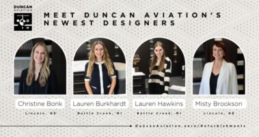 Read more about the article Duncan Aviation Expands Aircraft Design Teamto Enhance Customer Refurbishment Experience